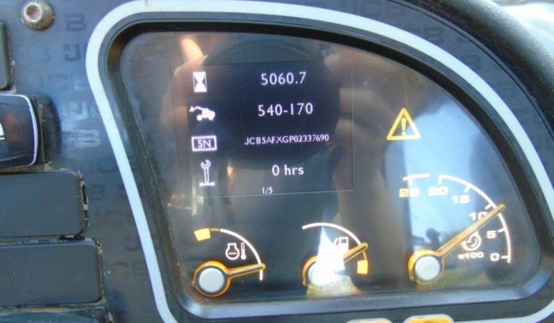 JCB 540-170 verreiker 17meter! met sideshift vorken full