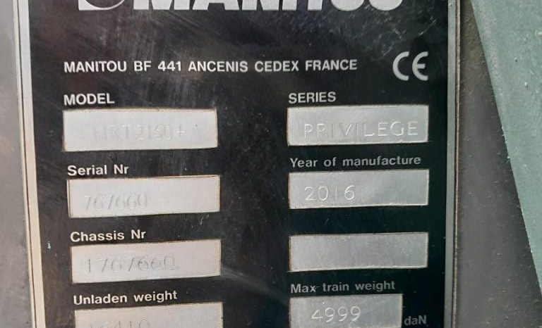 Manitou MRT 2150 Plus Privilege roterende verreiker vol