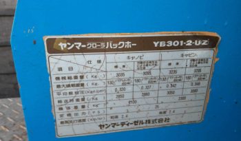 Yanmar YB 301 minigraver met CW05 en 3 bakken vol