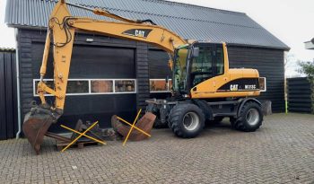 CAT M 313 C graafmachine kraan vol