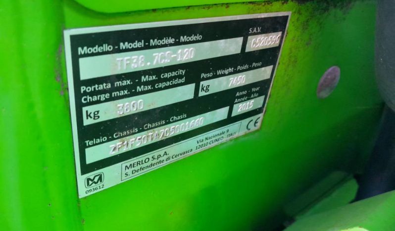 Merlo TF 38.7-120 CS geveerde cabine verreiker 40km/h vol