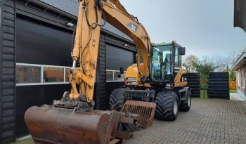 CAT M 313 C  graafmachine kraan vol