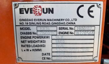 Everun ER 16 Shovel loader met pelikaanbak vol