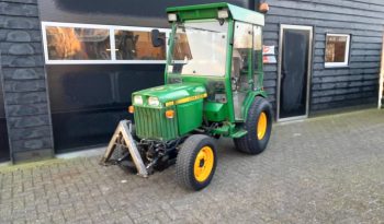 John Deere 955 HST op gazonbanden vol