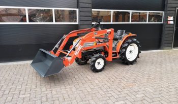 Yanmar F 180 minitractor met voorlader vol