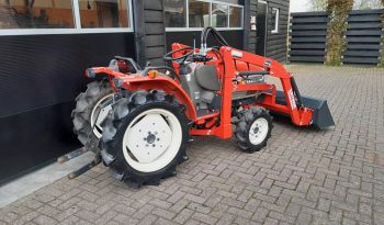 Yanmar F 180 minitractor met voorlader vol