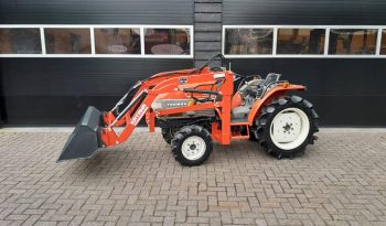 Yanmar F 180 minitractor met voorlader vol