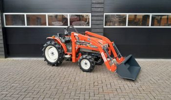 Yanmar F 180 minitractor met voorlader vol