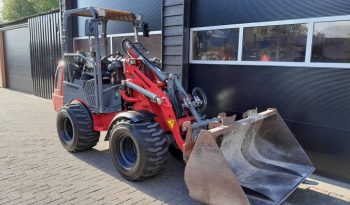 Weidemann 1250 cc 35 minishovel met bak en vorken vol