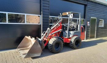 Weidemann 1250 cc 35 minishovel met bak en vorken vol