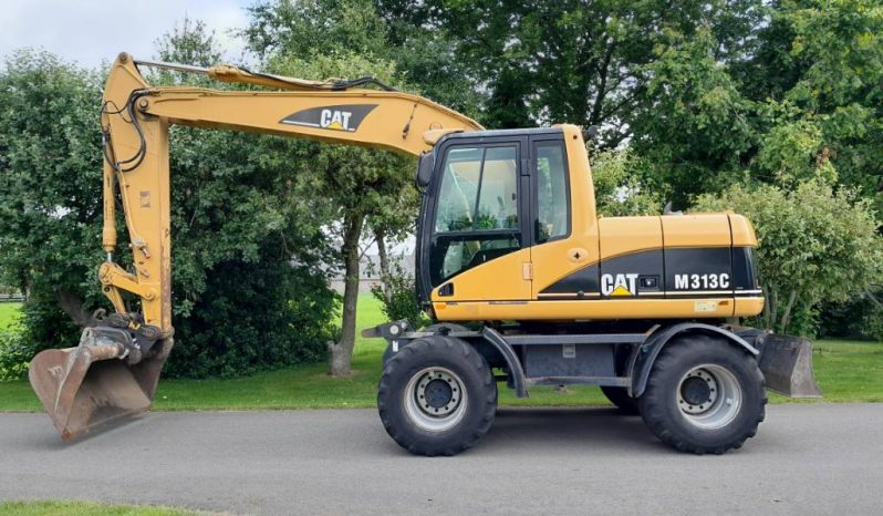CAT M 313 C – Mobiele Kraan – Graafmachine vol