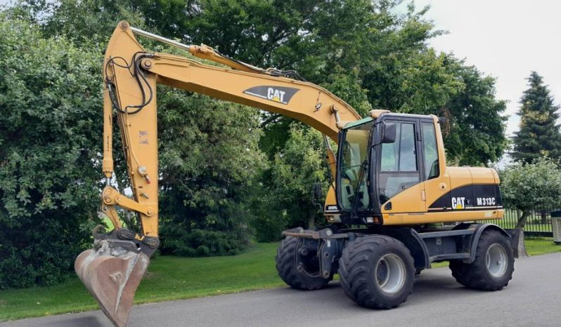 CAT M 313 C – Mobiele Kraan – Graafmachine vol