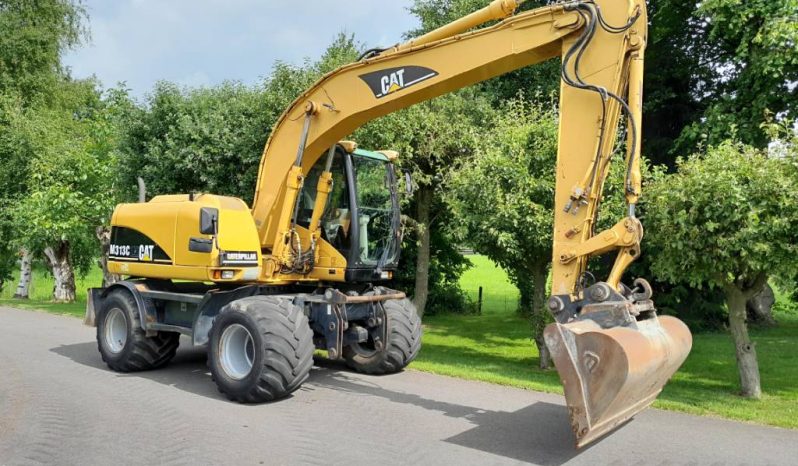 CAT M 313 C – Mobiele Kraan – Graafmachine vol