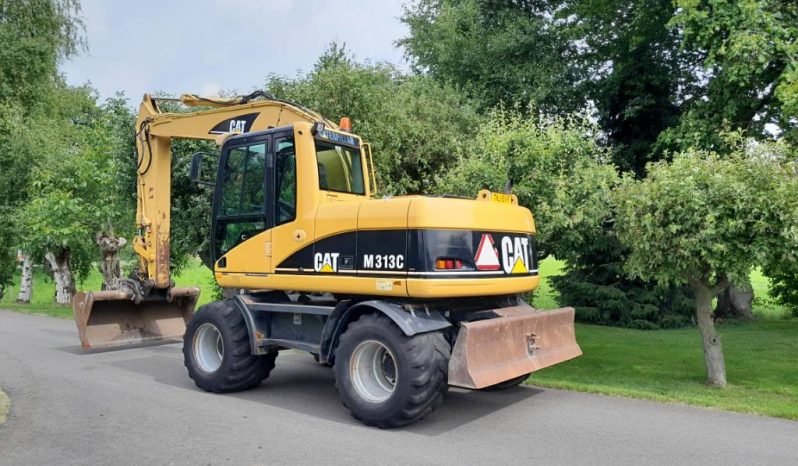CAT M 313 C – Mobiele Kraan – Graafmachine vol