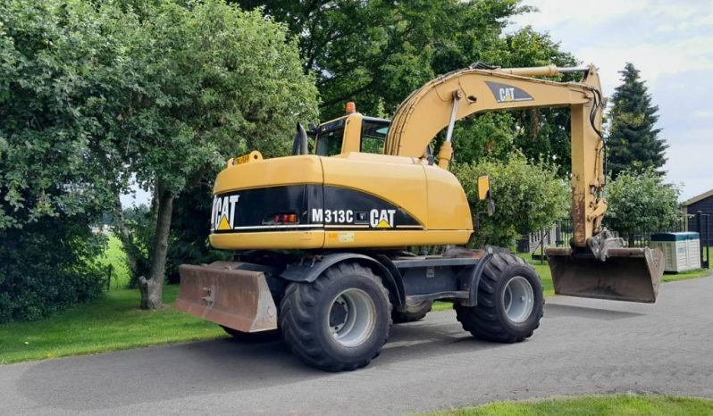 CAT M 313 C – Mobiele Kraan – Graafmachine vol