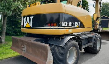 CAT M 313 C – Mobiele Kraan – Graafmachine vol
