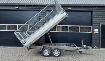 Hapert Cobalt Kipper – kiep – aanhangwagen – Loofrekken vol