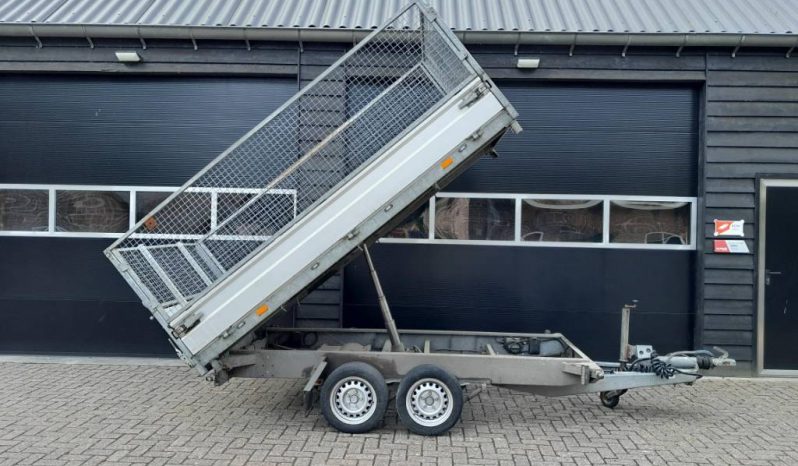 Hapert Cobalt Kipper – kiep – aanhangwagen – Loofrekken vol