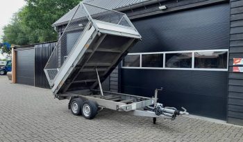 Hapert Cobalt Kipper – kiep – aanhangwagen – Loofrekken vol