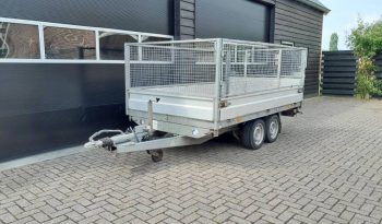 Hapert Cobalt Kipper – kiep – aanhangwagen – Loofrekken vol