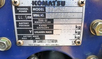 Komatsu FG 25 HT-14  Freelift – Sideshift – Triplex – LPG full
