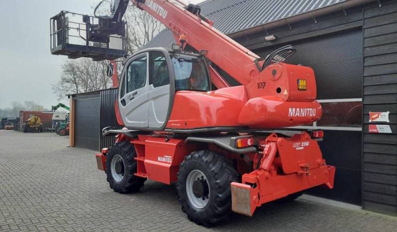 Manitou MRT 2150 Privilege – Manbak- Man basket – Platform vol