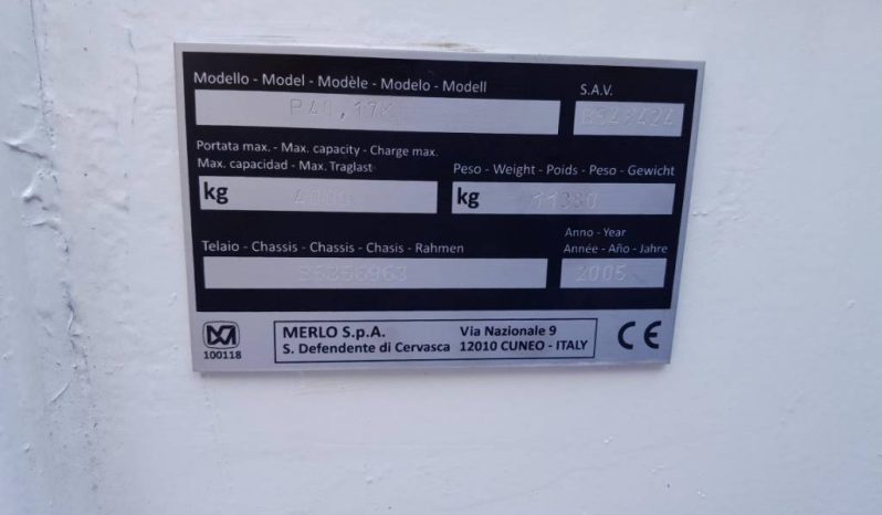 Merlo P 40.17 K Verreiker met vorken vol
