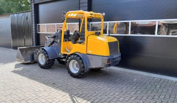 Eurotrac W13 shovel loader met bak en vorken vol