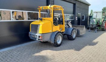 Eurotrac W13 shovel loader met bak en vorken vol