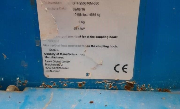 Genie GTH 2506 Verreiker – Bak – Vorken – Sideshift vol