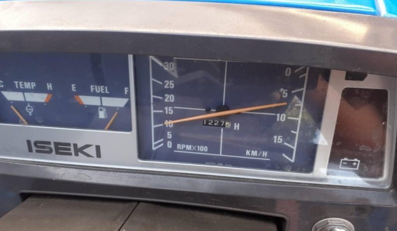 Iseki TU 155 minitrekker op brede gazonbanden vol