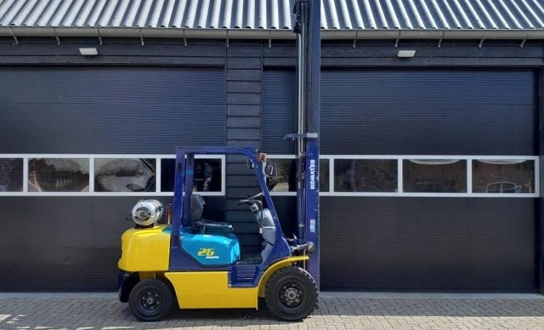 Komatsu FG 25 Heftruck Freelift  Sideshift  Triplex – LPG vol