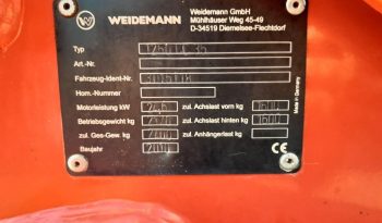 Weidemann 1250cc35 Minishovel – Bak – Vorken – Nette staat vol