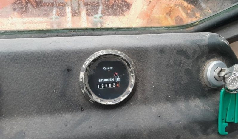 Atlas AR 46 C shovel met puinbak dichte bak en vorken vol