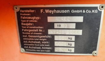 Atlas AR 46 C shovel met puinbak dichte bak en vorken vol