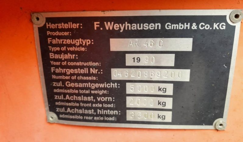 Atlas AR 46 C shovel met puinbak dichte bak en vorken vol