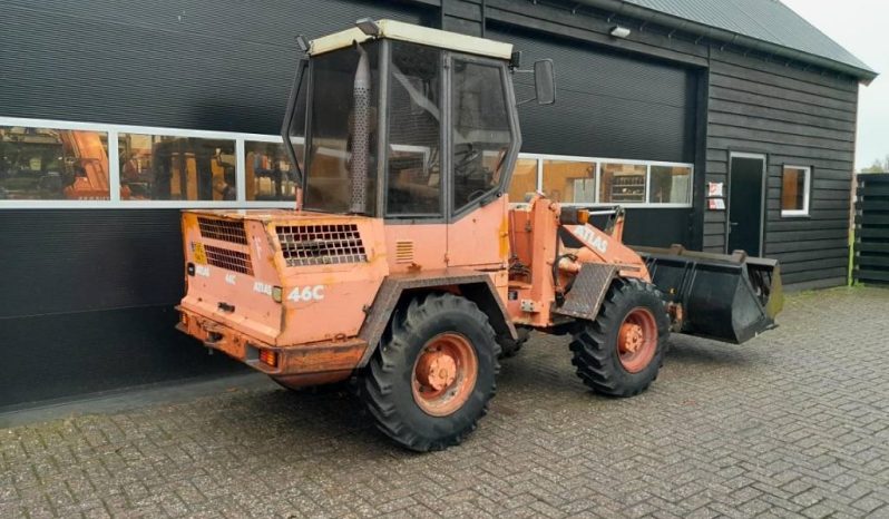 Atlas AR 46 C shovel met puinbak dichte bak en vorken vol