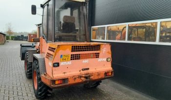 Atlas AR 46 C shovel met puinbak dichte bak en vorken vol