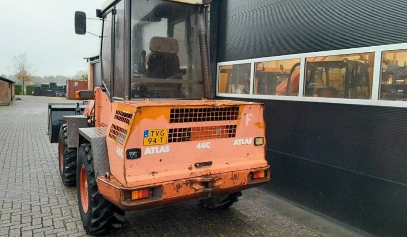 Atlas AR 46 C shovel met puinbak dichte bak en vorken vol