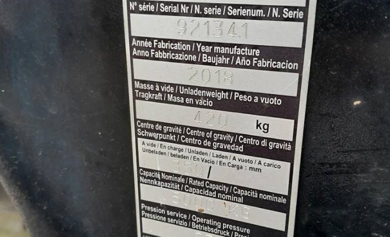 Manitou Lier 5 ton winch Treuil vol