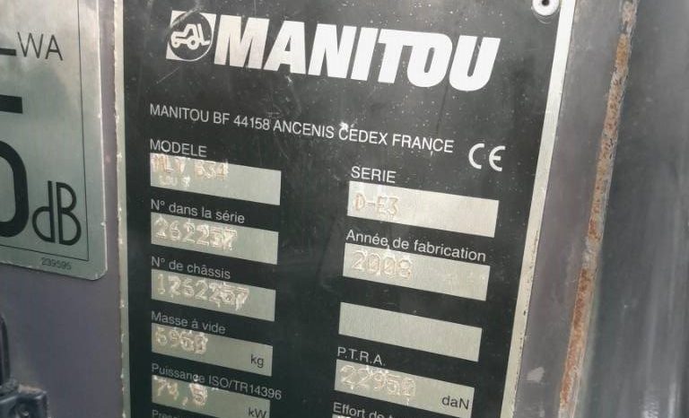 Manitou MLT 634-120 LSU verreiker vol