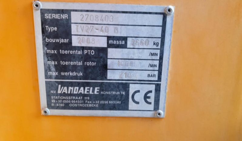 Vandaele TV 27-40 D houtversnipperaar snipperaar hakselaar vol