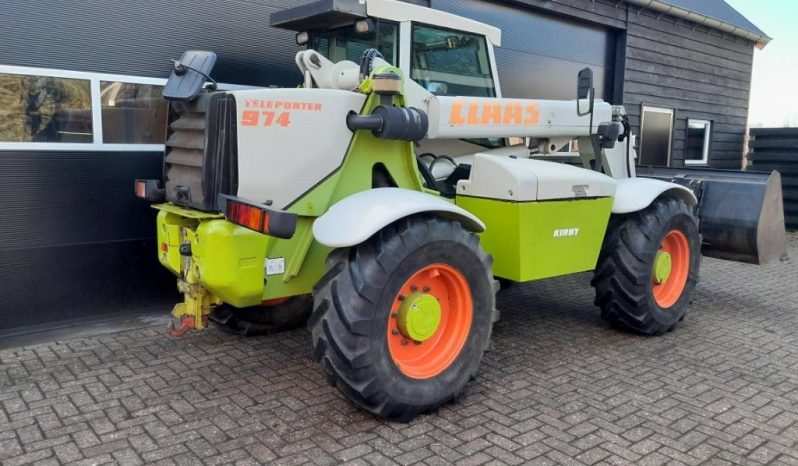 CLAAS Teleporter 974 verreiker bak en vorken vol