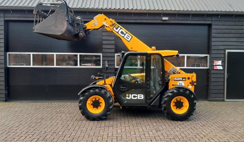 JCB 525-60 AGRI PLUS – Airco –  Pelikaanbak vol