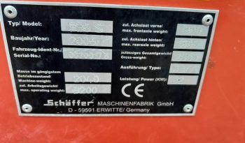 Schäffer 336 S minishovel 4 Cil. 45PK UNIEK full