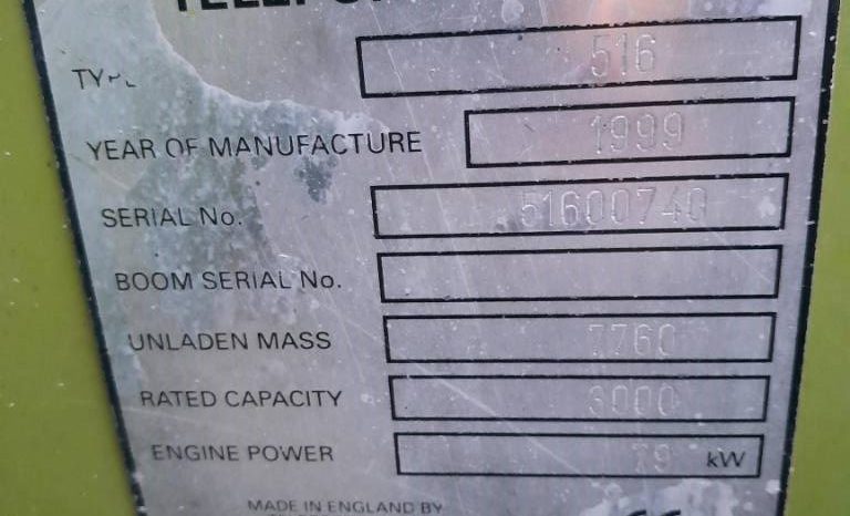 CLAAS Teleporter 974 NL kenteken bak en vorken full