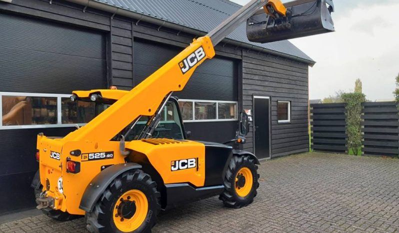JCB 525-60 AGRI PLUS – Airco – Pelikaanbak vol