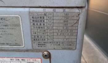 IHI 7 GX minigraver met bak vol