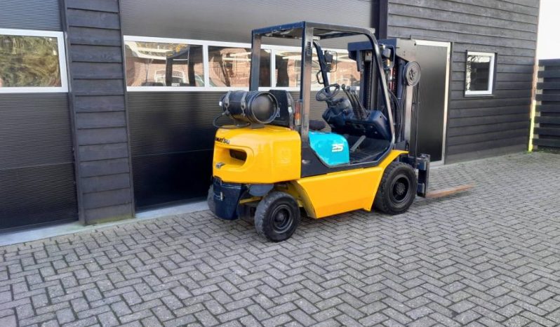 Komatsu FG 25 T LPG heftruck Freelift Triplex Sideshift vol