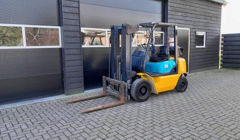 Komatsu FG 25 T LPG heftruck Freelift Triplex Sideshift vol